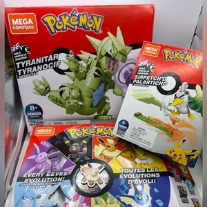 Lot of 3 Mega Construx Pokémon Wonder Builders Sets